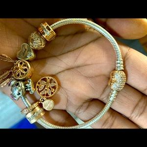Rose gold Pandora Bracelet